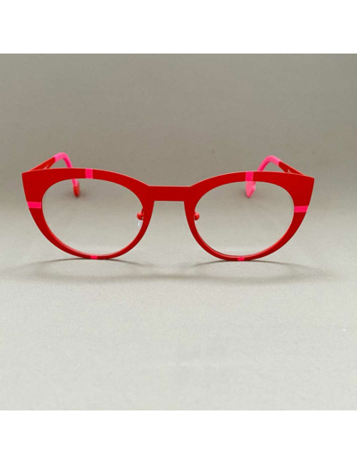 Lunettes de Vue Be Proud de la Marque Sabine Be Coloris Rouge / Rose Fluo