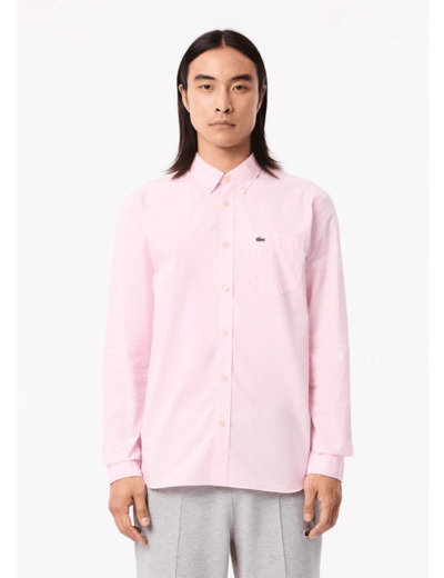 Chemise vichy Lacoste rose