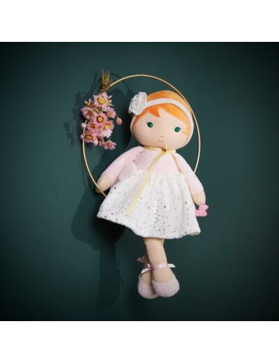Ma première poupée en tissu Valentine - 32 cm  - Maman et bébé - La Fère