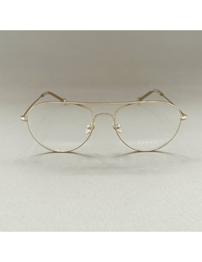 Lunettes de Vue Louis de la Marque Blanc Coloris Or Clair