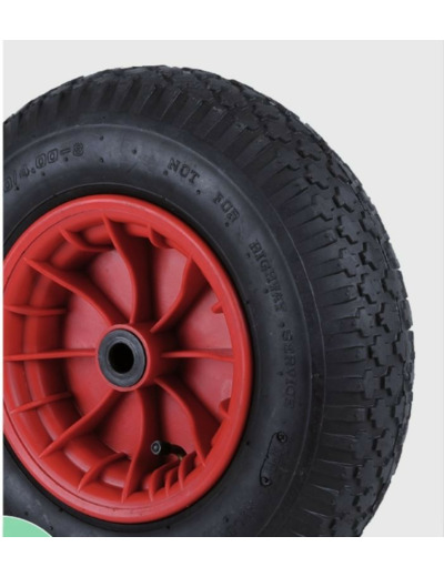 17400 Roue de brouette gonflable 400 mm axe 20mm