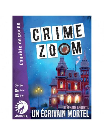 Crime zoom, Un écrivain mortel - Jeu de société - Farfadet joueur