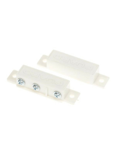 Contact magnétique pour fenêtres et portes, contre cambrioleurs et intrus, NC/NO, boîtier ABS, blanc