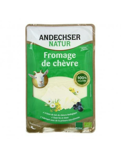 Fromage de chèvre en tranches 125g - Abc bio