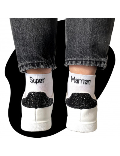 Chaussettes Dépareillées Klak - Super Maman - Jolie-Môme Guise