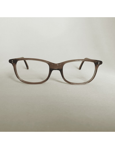 Lunettes de Vue FODIER de la Marque Monsieur Blanc Coloris Marron Transparent