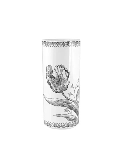 VASE DROIT MOYEN - TULIPES NOIRES - ∅ 8,8 CM. H 19,8 CM -GIEN