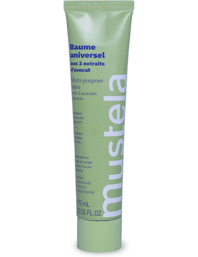 Baume universel aux 3 extraits d'avocat, nourrit, répare et protège, BIO, 75ml, MUSTELA