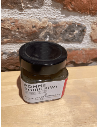 Confiture artisanale pomme poire kiwi