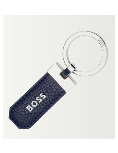 Porte-Clefs grainé bleu