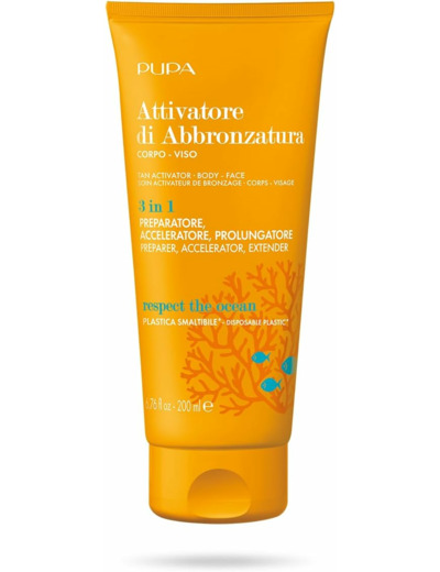 Activateur de bronzage corps-visage 3in1Pupa-Algue Marine.