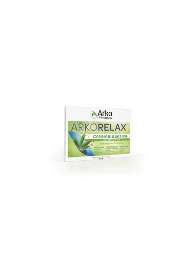 ARKORELAX, compirmés, Cannabis sativa, sans dépendance, huile de graine de chanvre, 30 comprimés, ARKO PHARMA