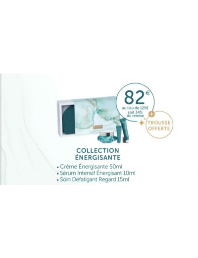 Coffret collection énergisante Spiruline Boost Thalgo-Algue Marine.