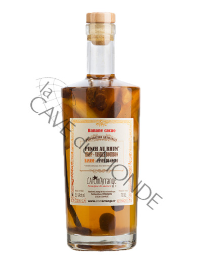 Rhum Arrangé Punch au Rhum Banane Cacao 28,5% 70cl