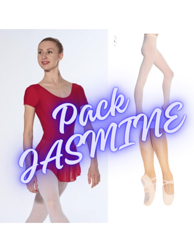 Pack de danse JASMINE (justau + collants + chaussons) - Artiligne