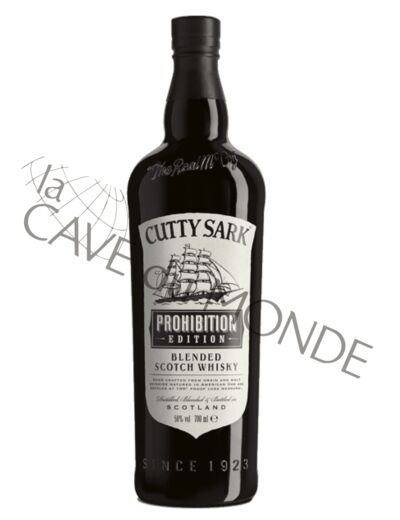 Whisky Écossais Cutty Sark Prohibition 50° 70cl