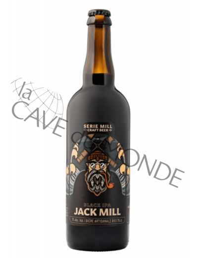 Bière Jack Mill Black IPA BIO  7° 75cl
