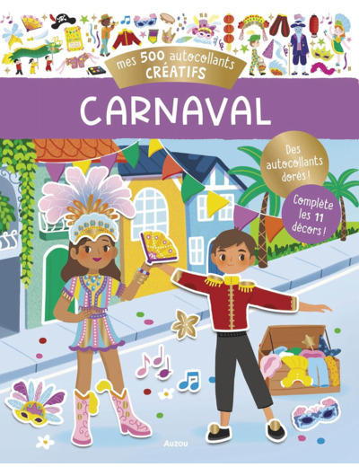 Mes autocollants créatifs - Carnaval