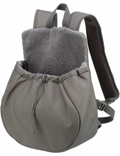 Trixie Sac ventral pour chien molly gris