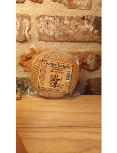 Gaufres Fourrées Au Marc de CHAMPAGNE - Fabrication Artisanale