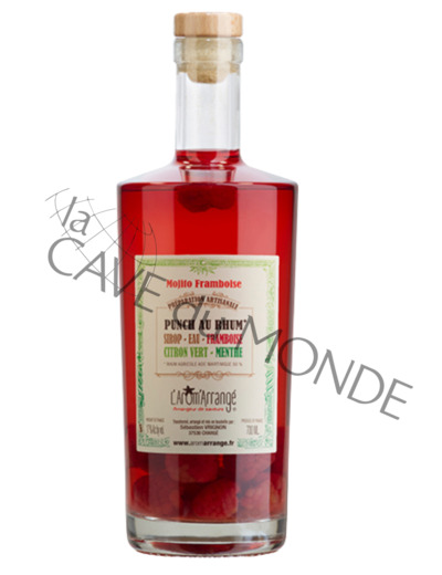 Rhum Arrangé Punch Mojito Framboise 17° 70cl