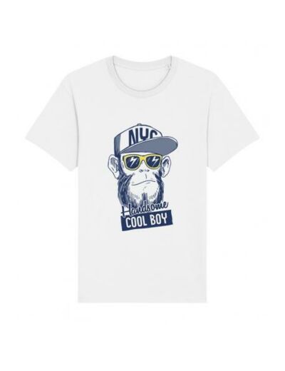 T-shirt blanc "Cool Boy" -  Joli m'Homme