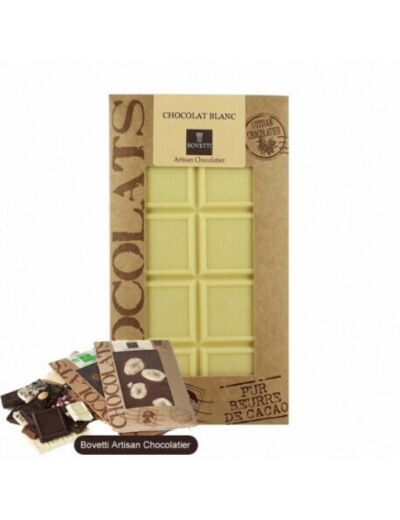 Chocolat blanc Bovetti 100g - Abc bio