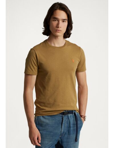 T-Shirt Ralph Lauren ajusté marron