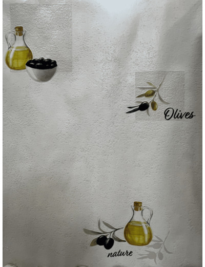 Papier Peint cuisine olive