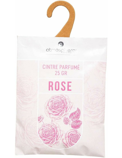 Atmosphera - Lot de 3 cintres parfumés - Rose - 25g