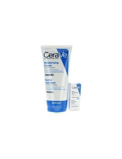 Baume hydratant peaux sèches à très sèches + mini crème hydratante visage 3ml offerte / CeraVe