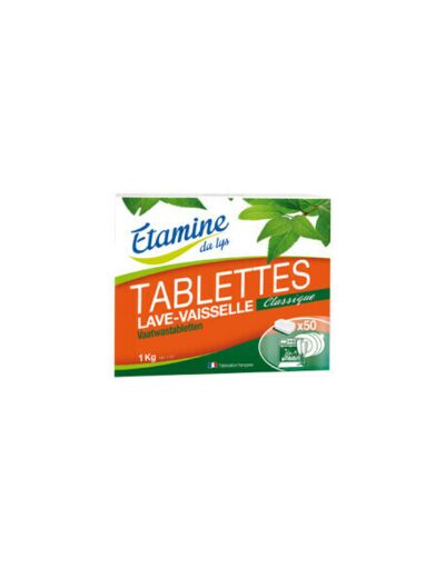 Tablette lave vaisselle ETAMINE DU LYS