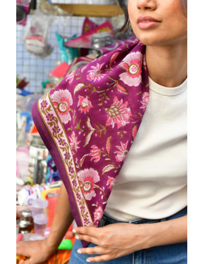 Foulard THEODORA Betterave