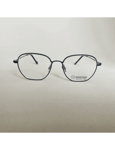 Lunettes de Vue RICHARD de la Marque Monsieur Blanc Coloris Noir