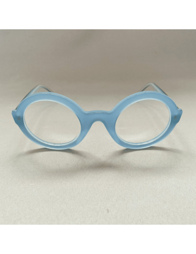 Lunettes de Vue Femme Nathalie Blanc Couleur Bleu Sable Modèle Simone