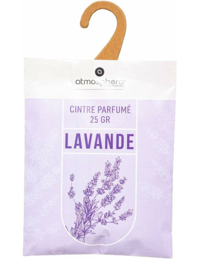 Atmosphera - Lot de 3 cintres parfumés - Lavande - 25g