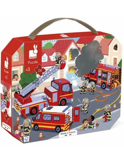 Janod - Puzzle Enfant Pompiers 24 Pièces - JM