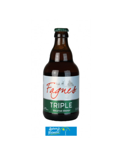 Bière Belge Fagnes Triple 9° / 33cl - Apéros & Boissons