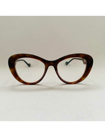 Lunettes de vue Loretta de la Marque Caroline Abram Coloris Ecaille Marron