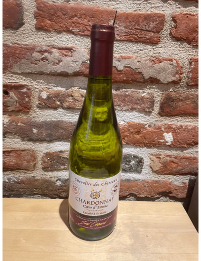 Chardonnay vin de France, chevalier des chizeaux Joel Canard