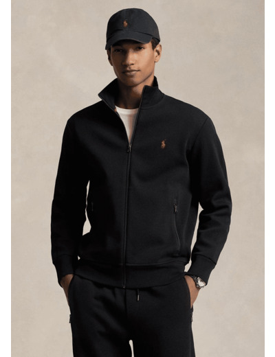 Sweat zippé Ralph Lauren noir