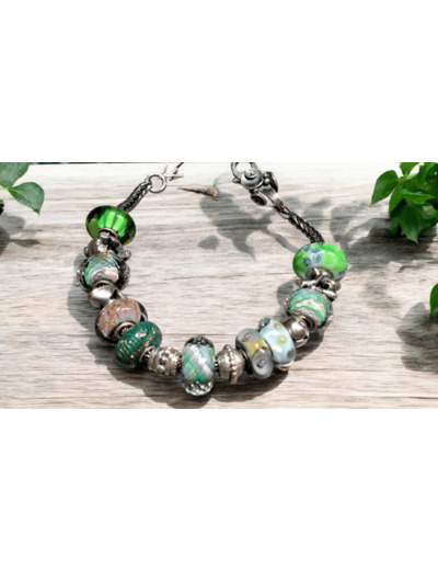 Bracelet TROLLBEADS vert