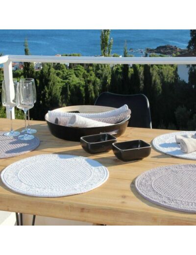 Set de table tissu Blanc