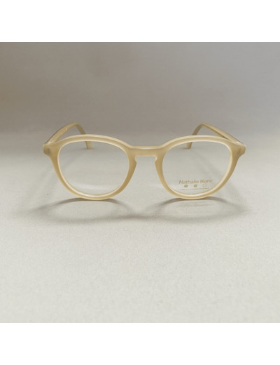 Lunettes de Vue Jérome de la Marque Nathalie Blanc Coloris Taupe