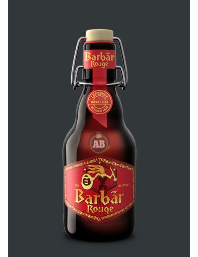 Bière Belge Barbar Rouge 8° / 33cl  - Apéros & Boissons