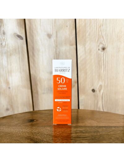 Crème solaire visage SPF50