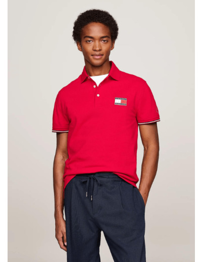 Polo Tommy Hilfiger rouge