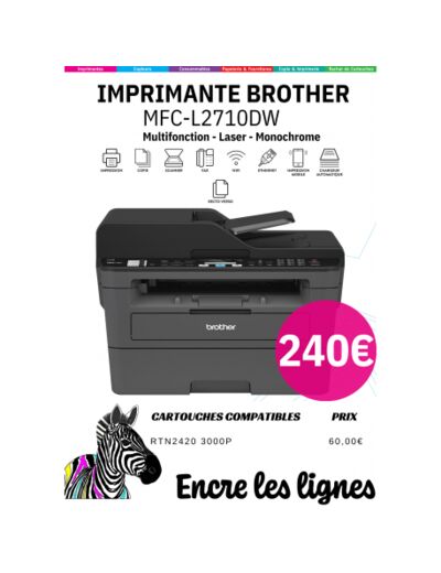 Imprimante Brother MFC-L2710DW