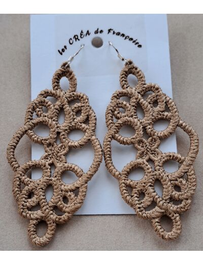 Boucle d'oreilles "Lacet"