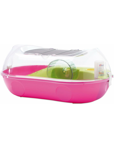 Savic Entry Spelos Cage pour Hamster Transparent/Couleur Assorti 59 x 37 x 26 cm .